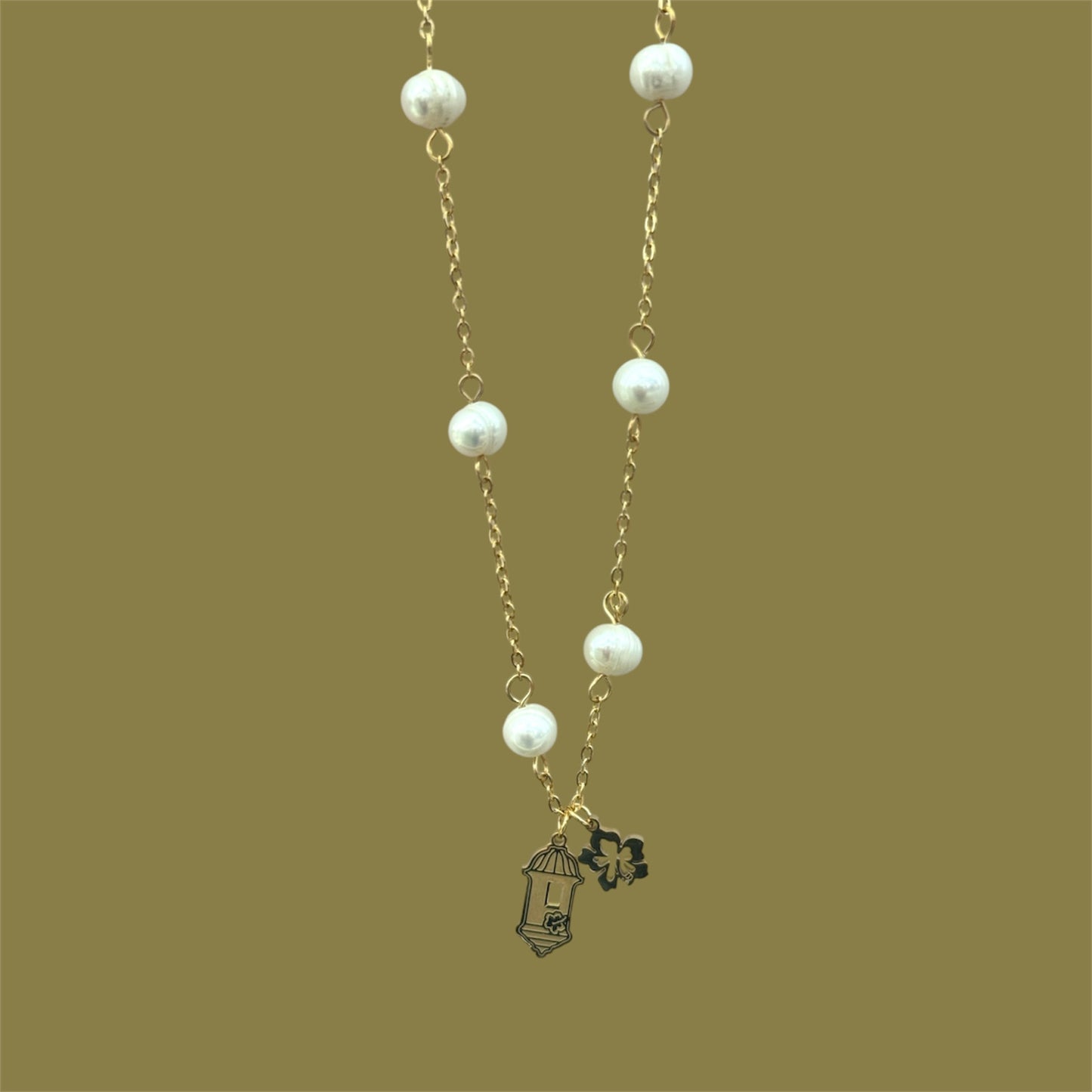 Garita boricua necklace