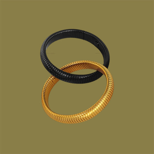 Black twist bracelet