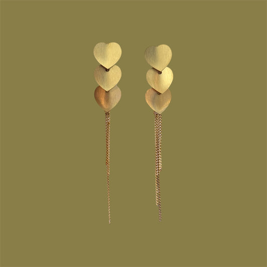 Tangle hearts earrings