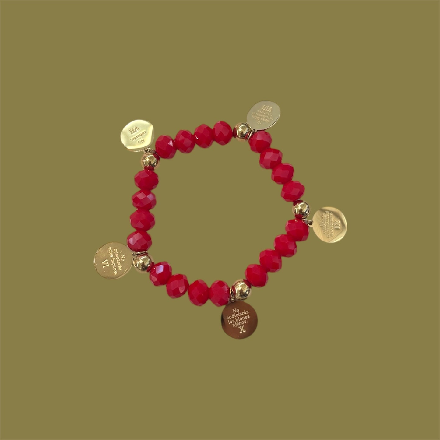 Diez mandamientos bracelet